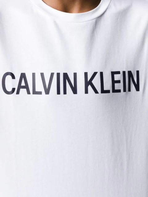 Calvin Klein Jeans Est.1978 Logo Print T-shirt In White | ModeSens