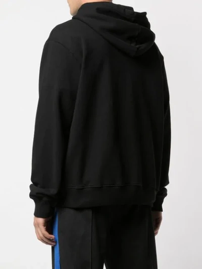 Shop 424 Logo Hoodie In Black