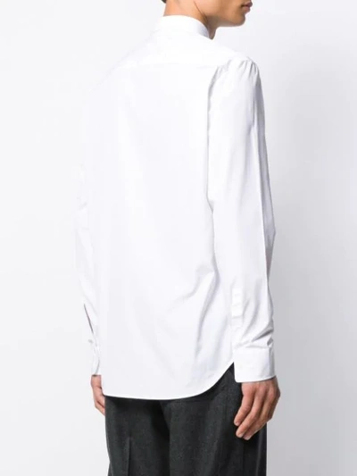 Shop Maison Margiela Chest Pocket Shirt In White