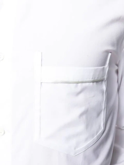 Shop Maison Margiela Chest Pocket Shirt In White