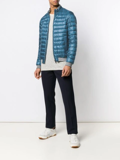 HERNO PADDED JACKET - 蓝色