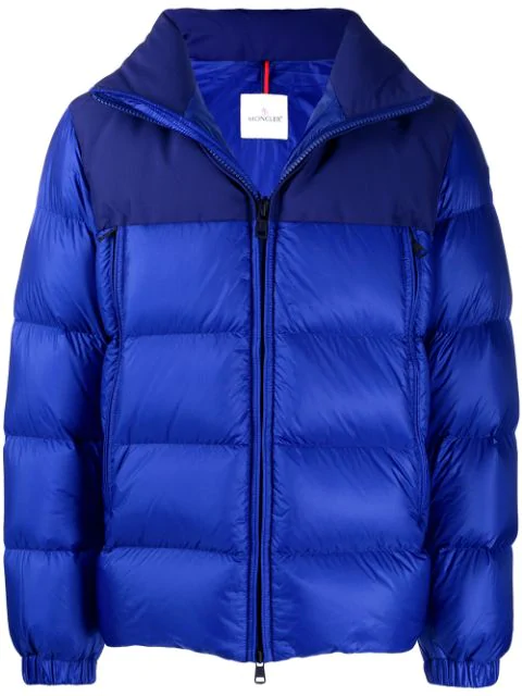 moncler puffer jacket blue