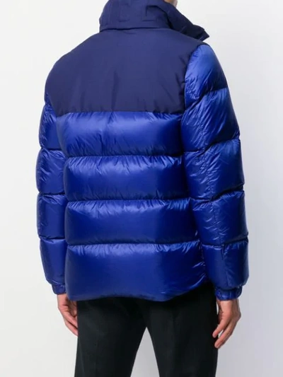 Shop Moncler Faiveley Puffer Jacket In Blue