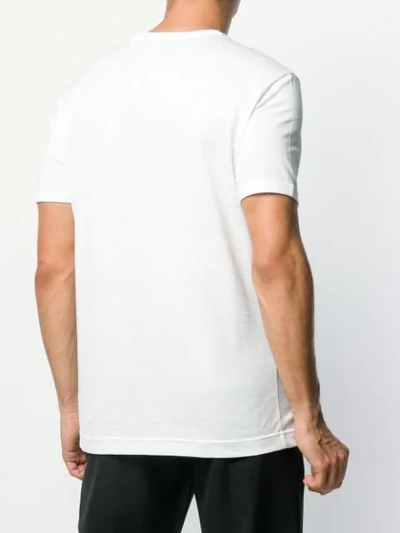 Shop Dolce & Gabbana Embroidered Logo T-shirt In White