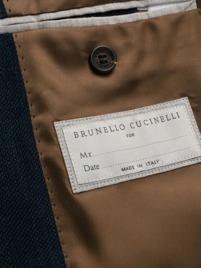 BRUNELLO CUCINELLI 两件式西装套装 - 蓝色