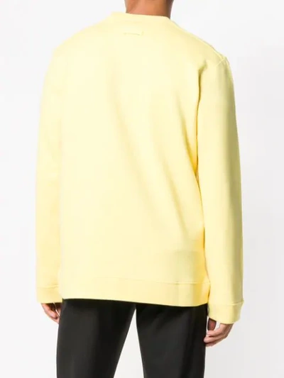 Shop Raf Simons Drugs Sweatshirt In Yellow