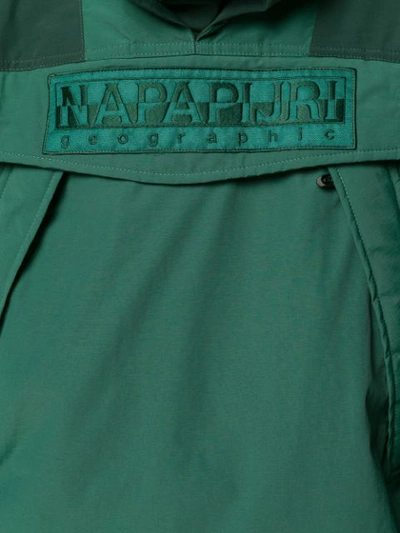 Shop Napapijri Oversized Padded Jacket In Green