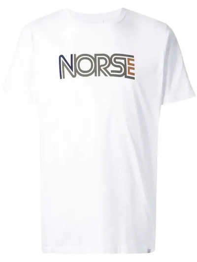 Shop Norse Projects T-shirt Mit Logo - Weiss In White
