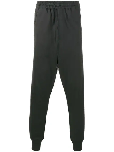 Shop Y-3 Elasticated Waist Trousers In Black