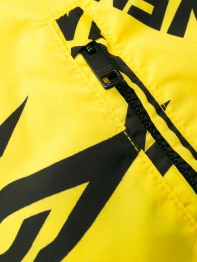 Shop Givenchy Gefütterte Jacke Mit Print - Gelb In Yellow