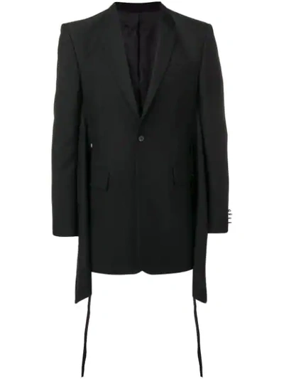 Shop D.gnak By Kang.d Straight Fit Jacket In Black