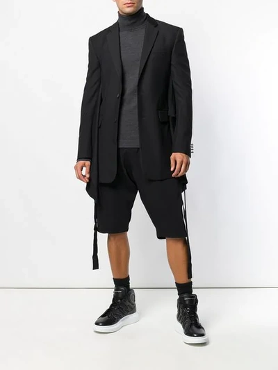 Shop D.gnak By Kang.d Straight Fit Jacket In Black