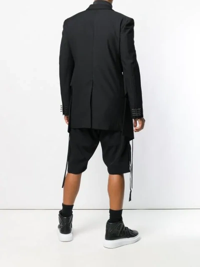 Shop D.gnak By Kang.d Straight Fit Jacket In Black