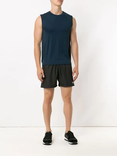 Shop Track & Field Tank With Cut Detail In Blue