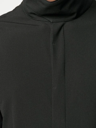 Shop Emporio Armani Concealed Fastening Shirt In Black