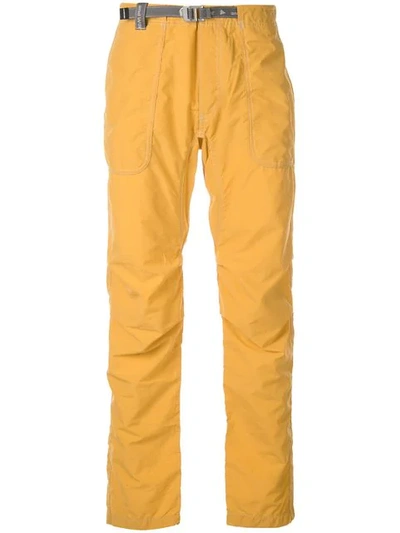 AND WANDER SLIM-FIT CLIMBING TROUSERS - 黄色