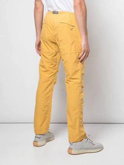 AND WANDER SLIM-FIT CLIMBING TROUSERS - 黄色