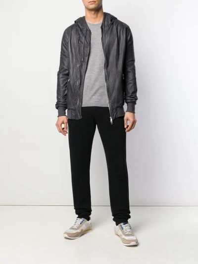 Roberto Collina Round Neck Jumper In Grey