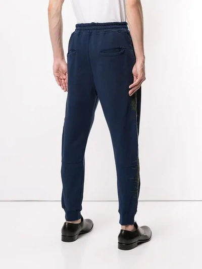 Shop Haider Ackermann Classic Jogging Trousers In Blue