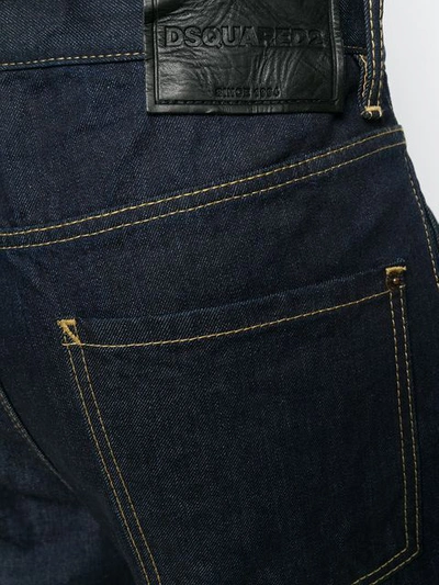 Shop Dsquared2 High-waisted Tapered Jeans In Blue