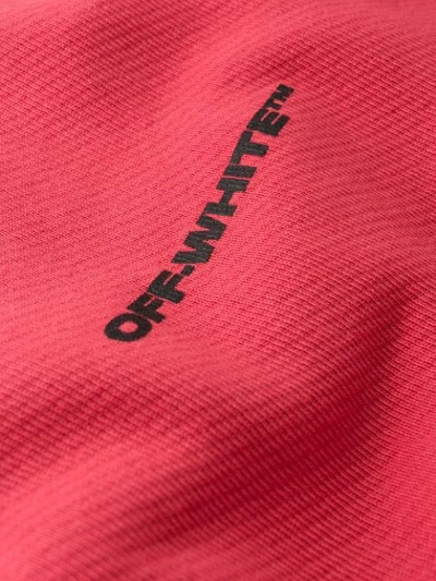 Shop Off-white Arrow Print Sweatshirt In Red