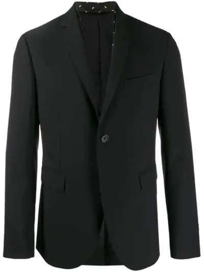 Shop Fendi Tailored Blazer In Black