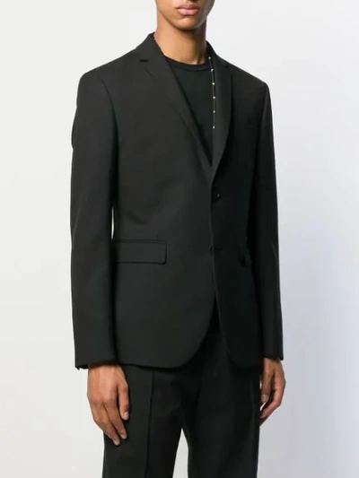 Shop Fendi Tailored Blazer In Black