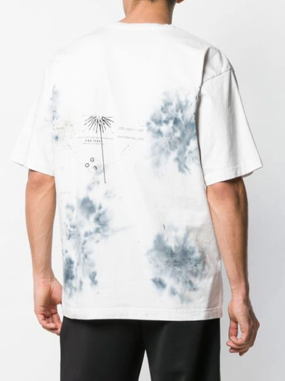Shop Geo Ink Splash Print T-shirt - White