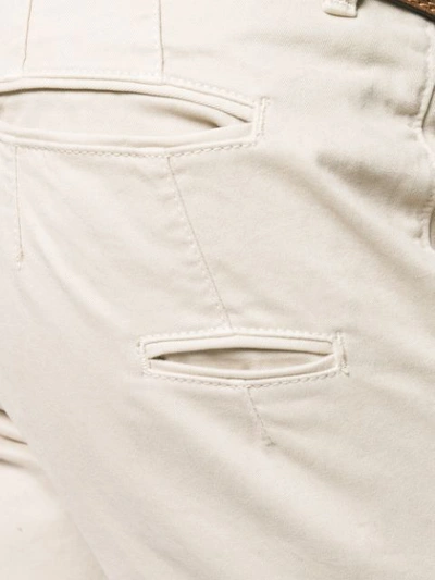 Shop Al Duca D'aosta Basic Chinos In Neutrals