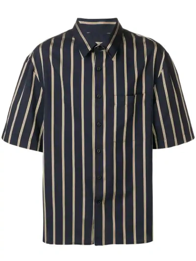 LANVIN STRIPED SHIRT - 蓝色