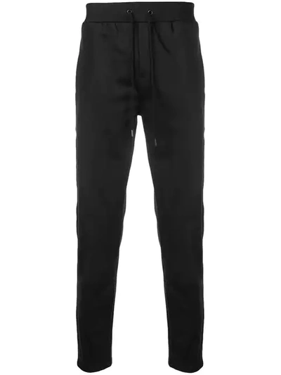 Shop Philipp Plein Logo Track Trousers In Black