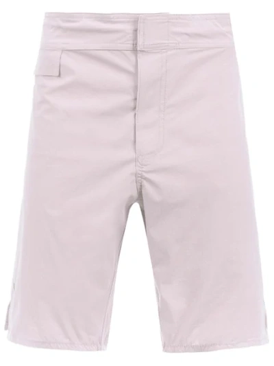 Shop Amir Slama Mid Rise Swim Shorts In Pink