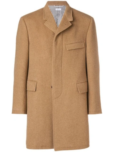 buttoned up longsleeved coat