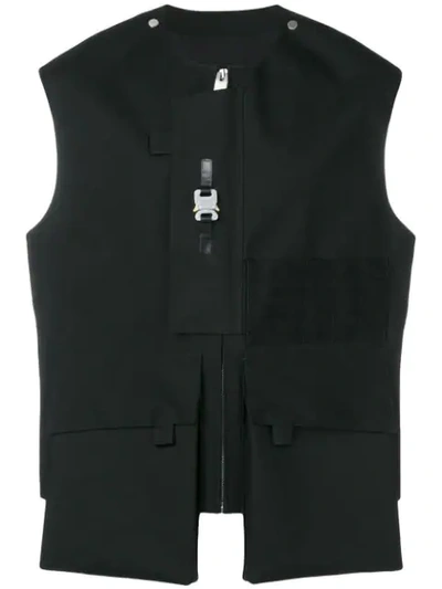 Shop Mackintosh 1017 Alyx 9sm Black Bonded Wool Vest