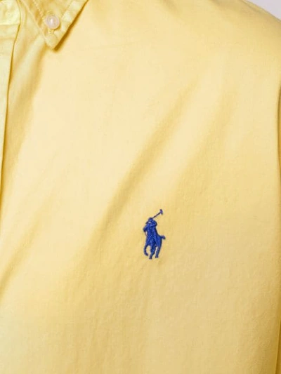 RALPH LAUREN 排扣衬衫 - 黄色