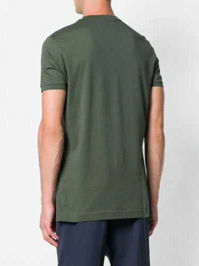 Shop Vivienne Westwood Embroidered Logo T-shirt - Green