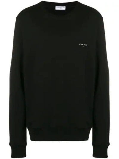Shop Ih Nom Uh Nit Crew Neck Sweatshirt - Black