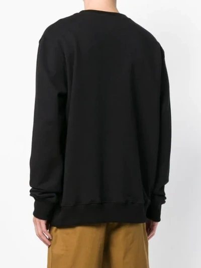Shop Ih Nom Uh Nit Crew Neck Sweatshirt - Black
