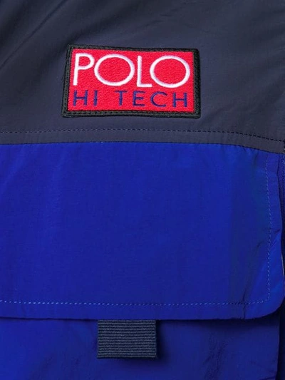 Shop Polo Ralph Lauren Embroidered Logo Gilet In Blue