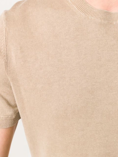 Shop Altea T-shirt Mit Rundem Ausschnitt - Nude In Neutrals