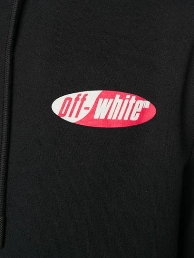 Shop Off-white Multi Print Hoodie In 1020 Black Red