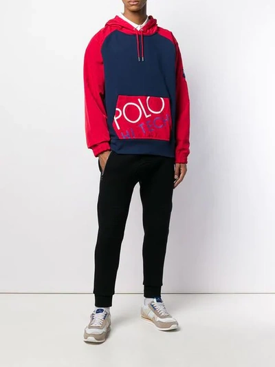 Shop Polo Ralph Lauren Newport Hoodie In Blue