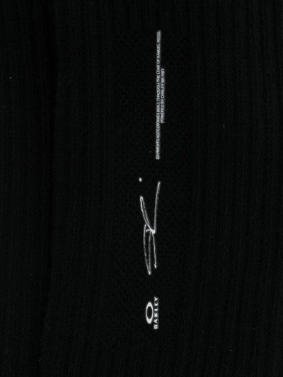 Shop Oakley Logo Print Socks - Black