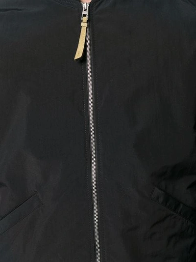Shop Loewe Printed Bomber Jacket In Black