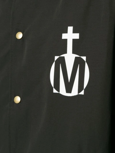 Shop Makavelic Logo Coach Jacket In Black