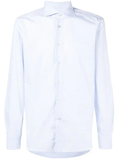 Shop Borriello Classic Button Shirt - Blue
