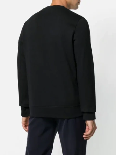 Shop Neil Barrett Printed Sweatshirt In Black