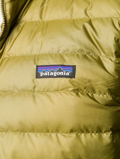 Shop Patagonia Quilted Jacket In Green