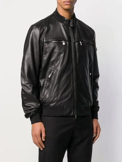 Shop Peuterey Bomber Jacket In Black