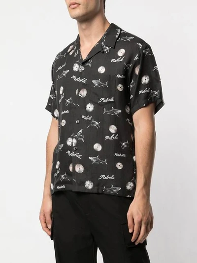 Shop John Elliott Sawblade Shirt - Black